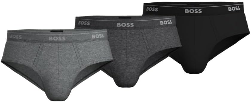 41rmPiOxfDL._AC_SL1000_ BOSS Men';s Classic Cotton Briefs 3 Pack - Image 1
