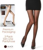 G&Y 3 Pairs Women';s Sheer Tights - 20D Control Top Pantyhose with Reinforced Toes - Image 4