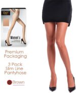 G&Y 3 Pairs Women';s Sheer Tights - 20D Control Top Pantyhose with Reinforced Toes - Image 4