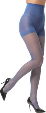 EVERSWE 3 Pairs Women';s Sheer Pantyhose 20D, High Waist Control Top Pantyhose Hosiery - Image 2