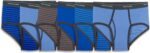 Fruit of the Loom Men';s Underwear Briefs, Tag Free & Moisture Wicking