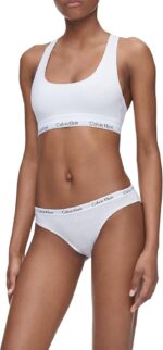 Calvin Klein Women';s Carousel Logo Cotton Stretch Bikini Panties, 3 Pack - Image 2