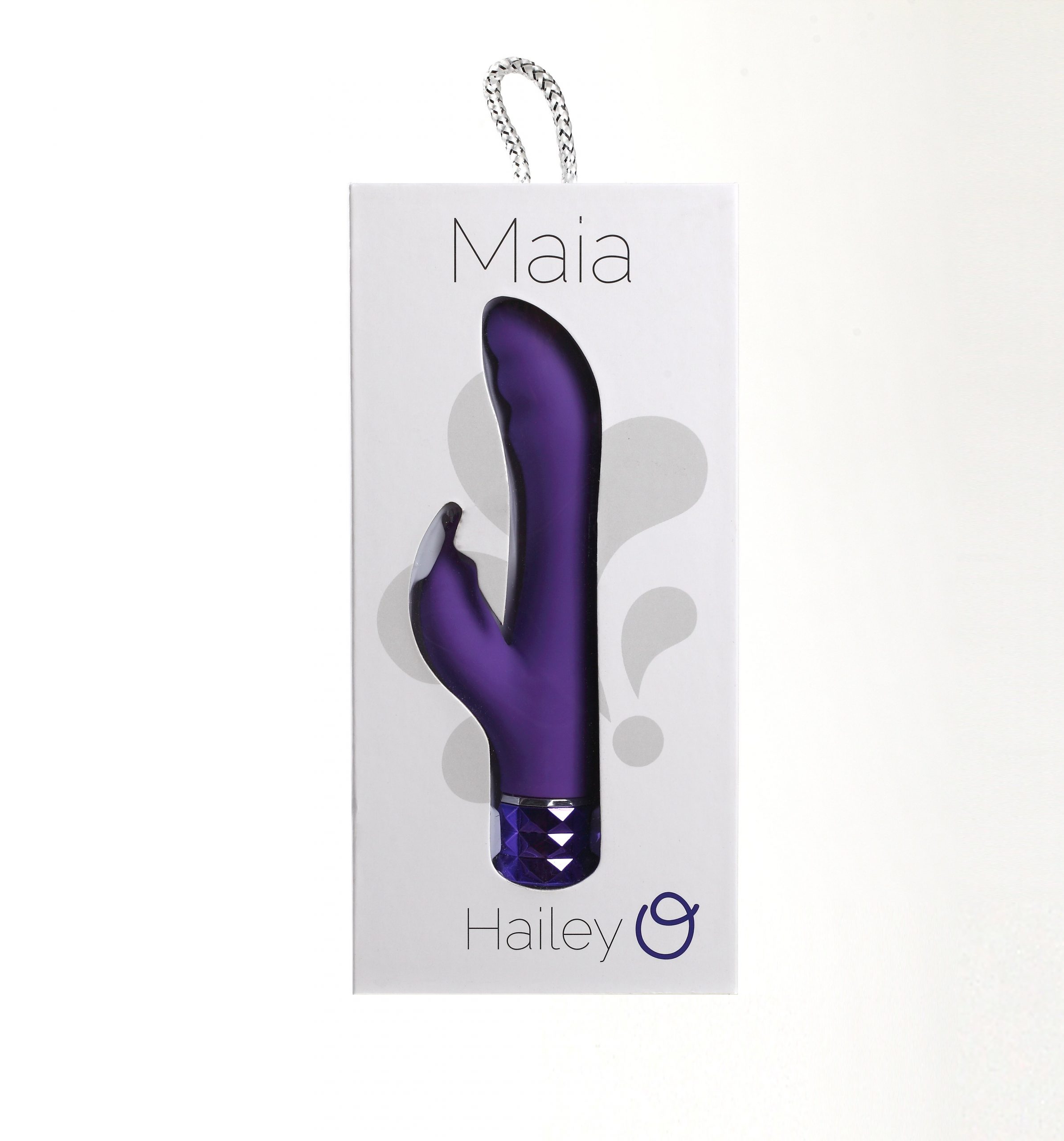 Hailey-Gems-Purple-scaled-1 HAILEY Crystal Gems 10-Function G-Spot Vibrator Purple - Image 1