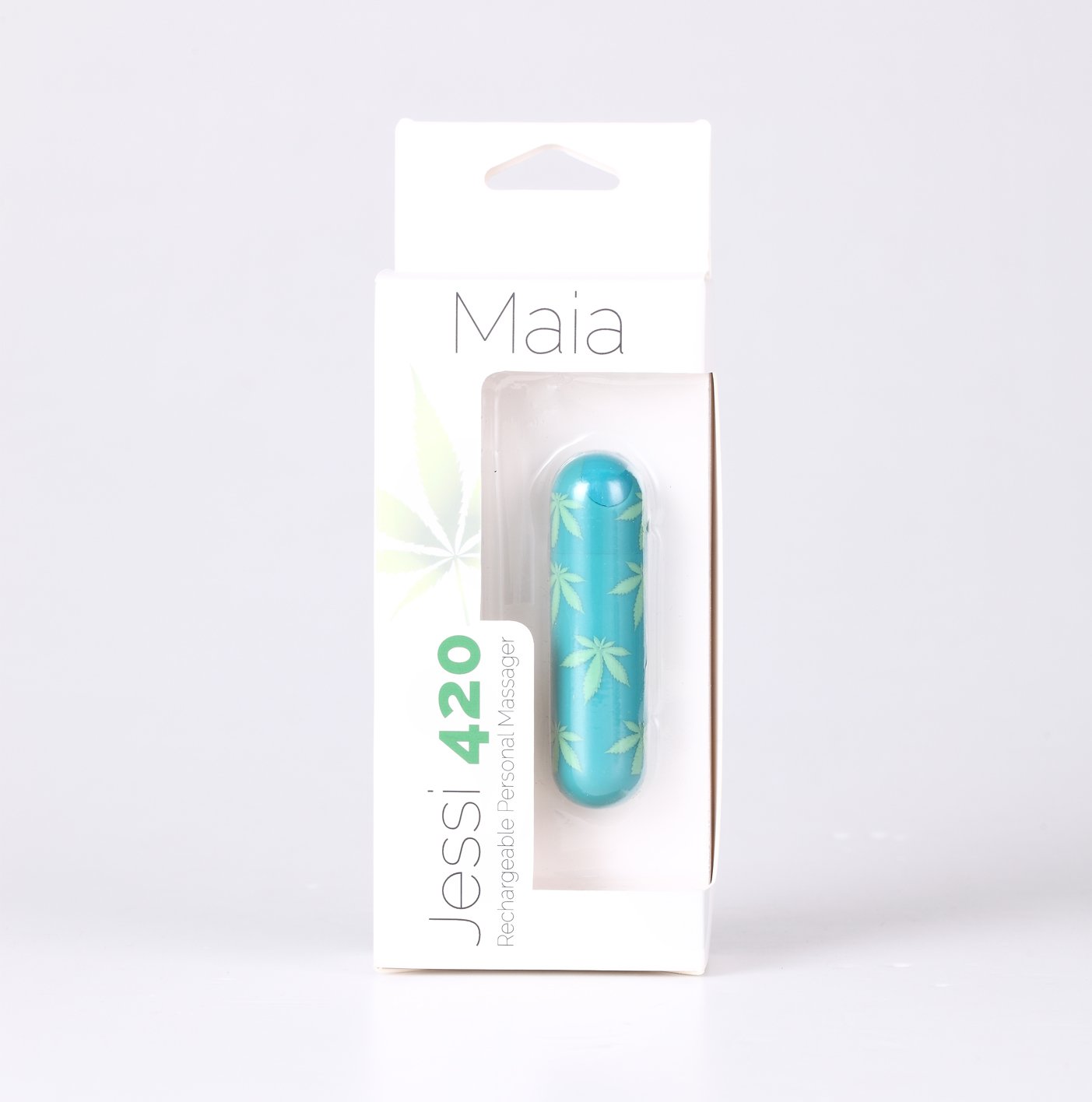 Jessi-420-Emerald JESSI 420 USB Rechargeable Mini Bullet EMERALD - Image 1