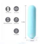 JESSI USB Rechargeable Mini Bullet – Teal Blue - Image 2