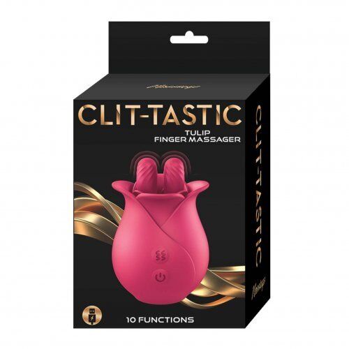 clit-red CLIT-TASTIC TULIP FINGER MASSAGER - Image 1