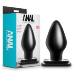 Anal Adventures By Blush XXL Black 6-Inch Anal Plug