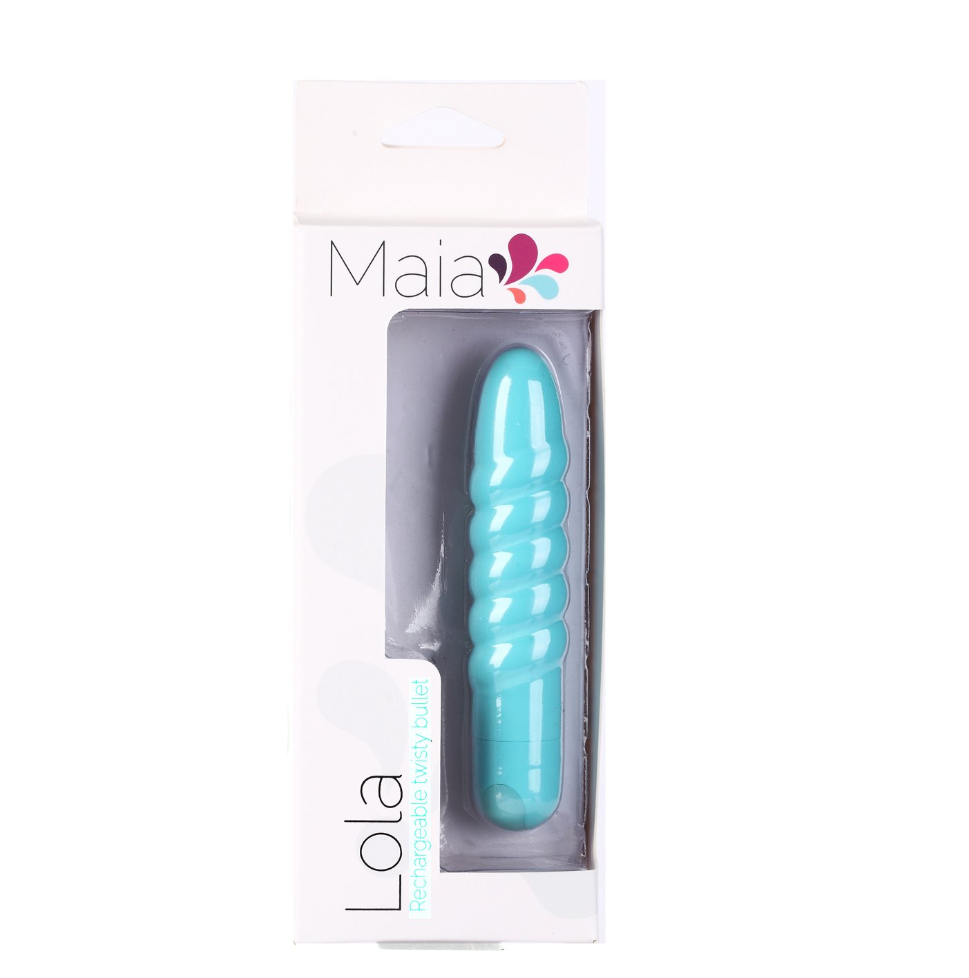 lola-blue LOLA 10-Function Vibrating Twisty Bullet Blue - Image 1