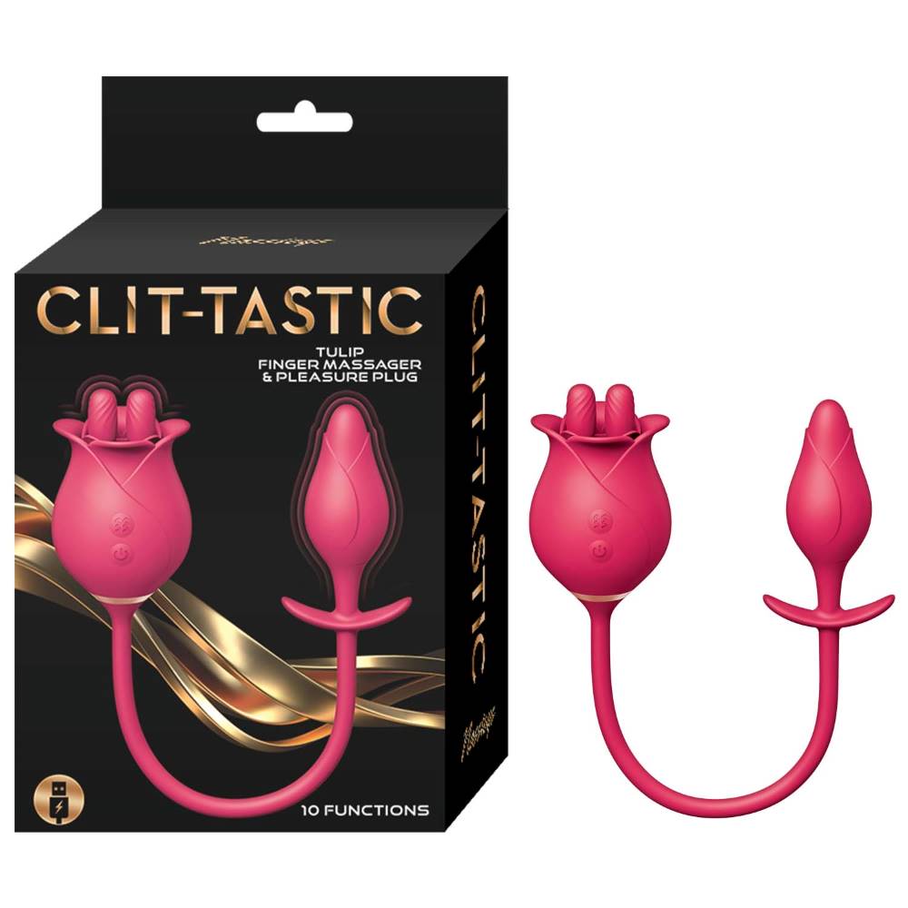 new2 Clit-tastic Tulip Finger Massager & Pleasure Plug - Image 1